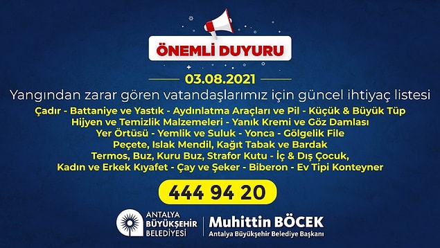 Bakın mesela burada son liste var, bilginize...