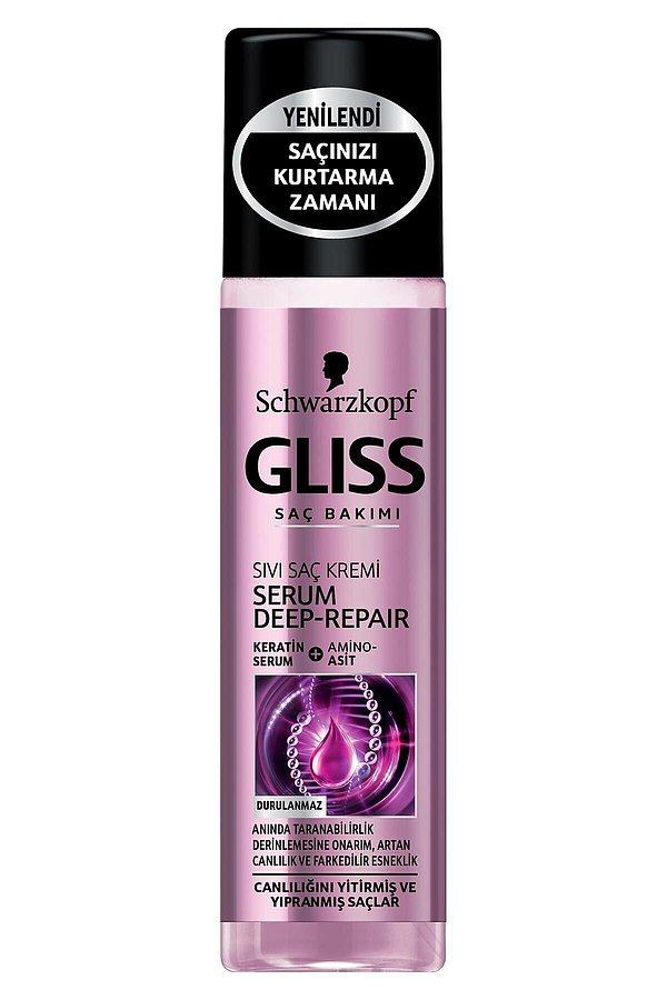 4. Gliss, sıvı saç kremi denilince ilk akla gelen...