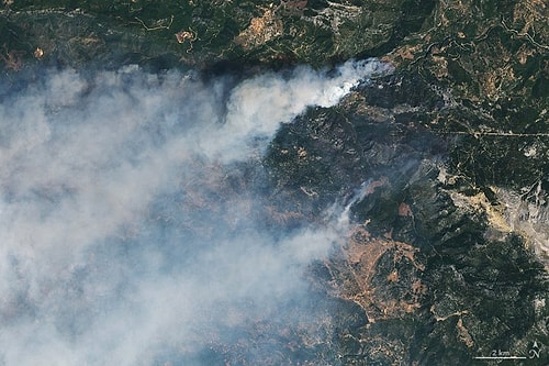 Uydu Fotoğraflarını Yayınladı: NASA'dan Türkiye'deki Yangınlarla İlgili Açıklama