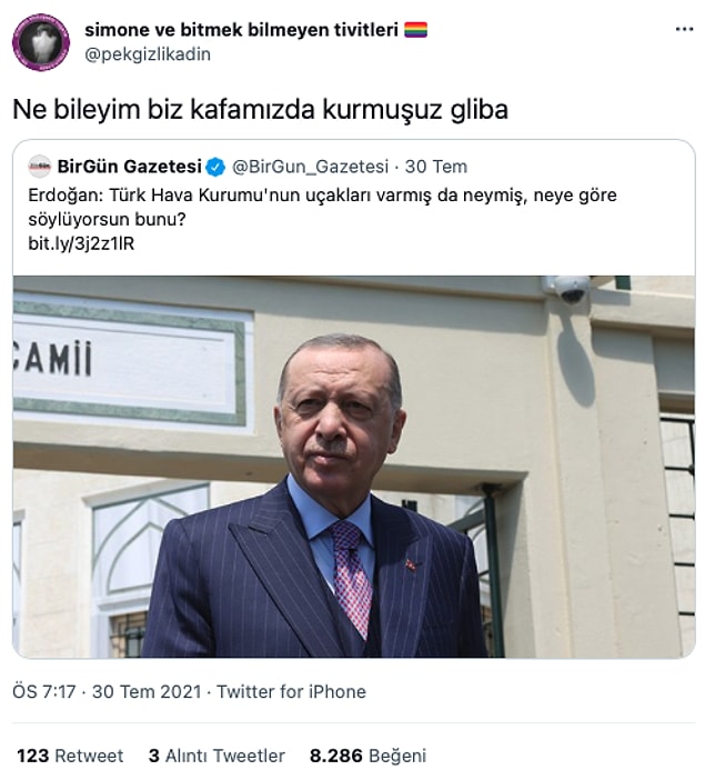 13. Biz biraz böyleyiz reis, kusura bakma.