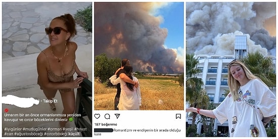 Ciğerimiz Yanarken Yaptıkları Sosyal Medya Paylaşımlarıyla Neyi Amaçladıklarını Anlayamadığımız Kişiler