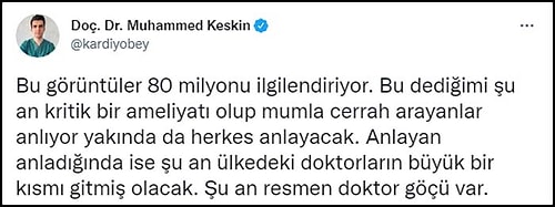 Sıhhatte Şiddet Manzaralarını Paylaşan Tabip: 'Bu 80 Milyonu İlgilendiriyor, Şu An Resmen Tabip Göçü Var'