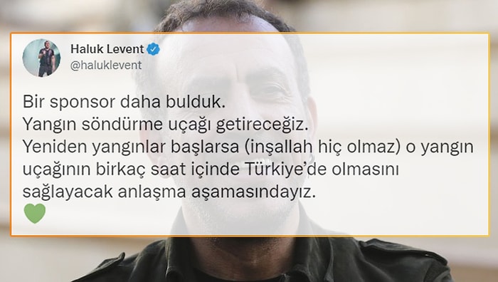 Haluk Levent: 'Bir Sponsor Daha Bulduk, Yangın Söndürme Uçağı Getireceğiz'