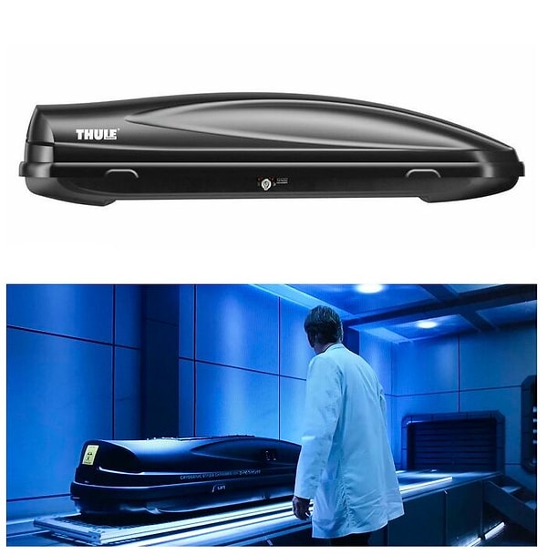 14. Телесериал "Пространство". Криокамера, используемая для Мэй, представляет собой переделанный грузовой бокс Thule 624