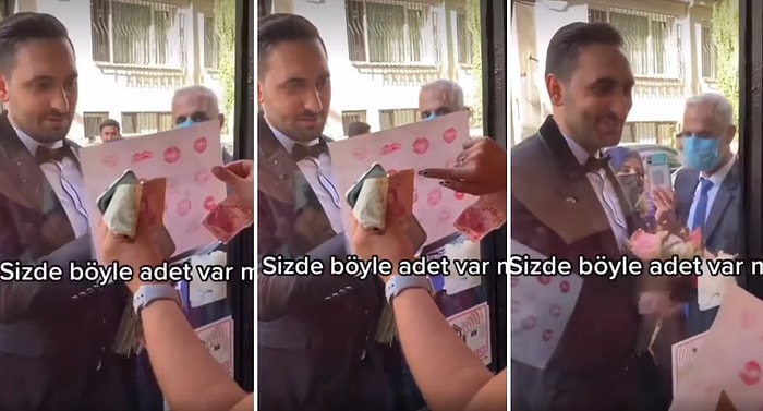 Böyle Bir Adet mi Varmış? Düğün Günü Gelini Ruj İzinden Tanımaya Çalışan Damat