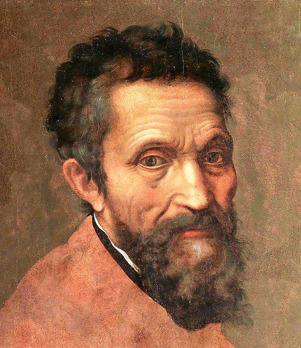 2. Michelangelo, hijyene önem vermez ve neredeyse hiç banyo yapmazdı. Kıyafetlerini ise çok nadir değiştirirdi.