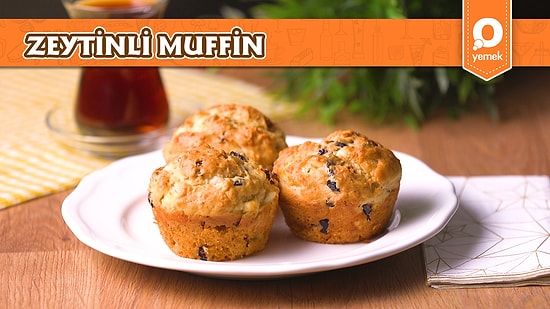 Çay Keyfinize Eşlik Edecek Zeytinli ve Kurutulmuş Domatesli Muffin Nasıl Yapılır?