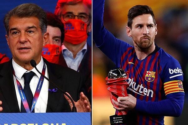 Barcelona başkanı Laporta da bu vedadan bir gün sonra ''Leo kalmak istedi, biz de kalmasını istedik ama La Liga'nın finansal kuralları buna izin vermedi.'' açıklamasını yaptı.