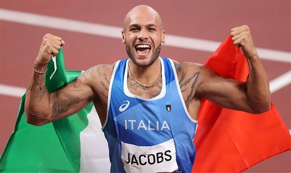 17. Самый быстрый человек в мире - Ламонт Марселл Джейкобс, пробежавший 100 метров за 9,80 секунды