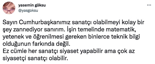 Sanatkarlar İçin 'Bu İşlere Burnunu Sokma' Diyen Cumhurbaşkanı Erdoğan'a Kimi İsimlerden Karşılık Gecikmedi