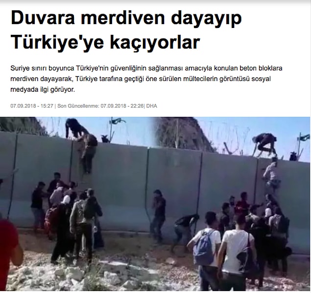Aslında video 3 yıl öncesine ait.