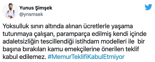 Memurlar Hükümetin Artırım Teklifine Reaksiyon Gösterdi: #MemurTeklifiKabulEtmiyor