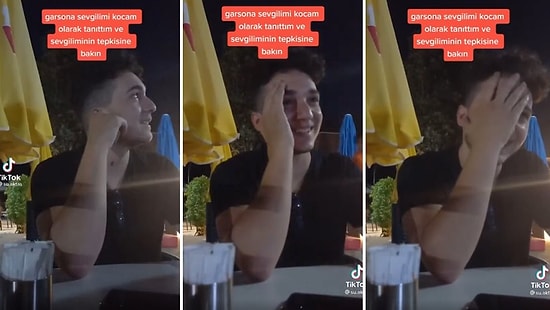 Sevgilisi Tarafından 'Koca' Olarak Tanıtılan Gencin İzlerken Yumuşacık Olacağınız Tepkisi