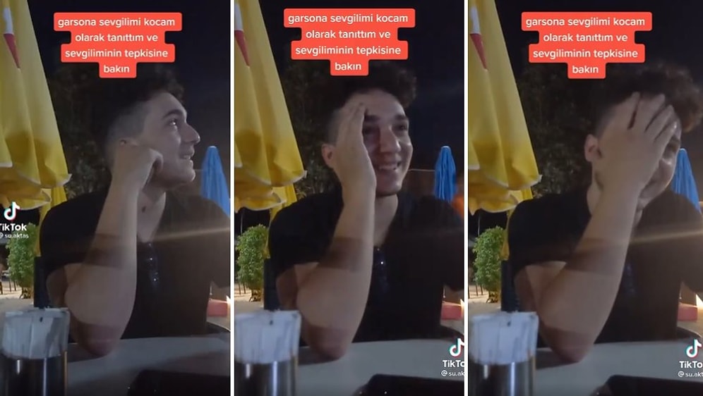 Sevgilisi Tarafından 'Koca' Olarak Tanıtılan Gencin İzlerken Yumuşacık Olacağınız Tepkisi