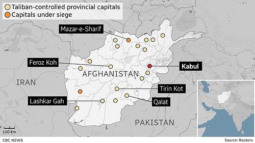 Afganistan Düşmek Üzere! Taliban ile Kabil Ortasında 80 Kilometre Kaldı