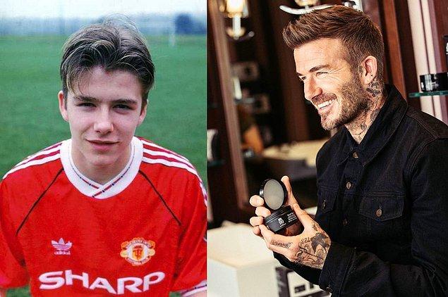 2. Yakışıklı futbolcu David Beckham ise resmen gençlik yıllarındaki o sempatikliğinden hiçbir şey kaybetmemiş.