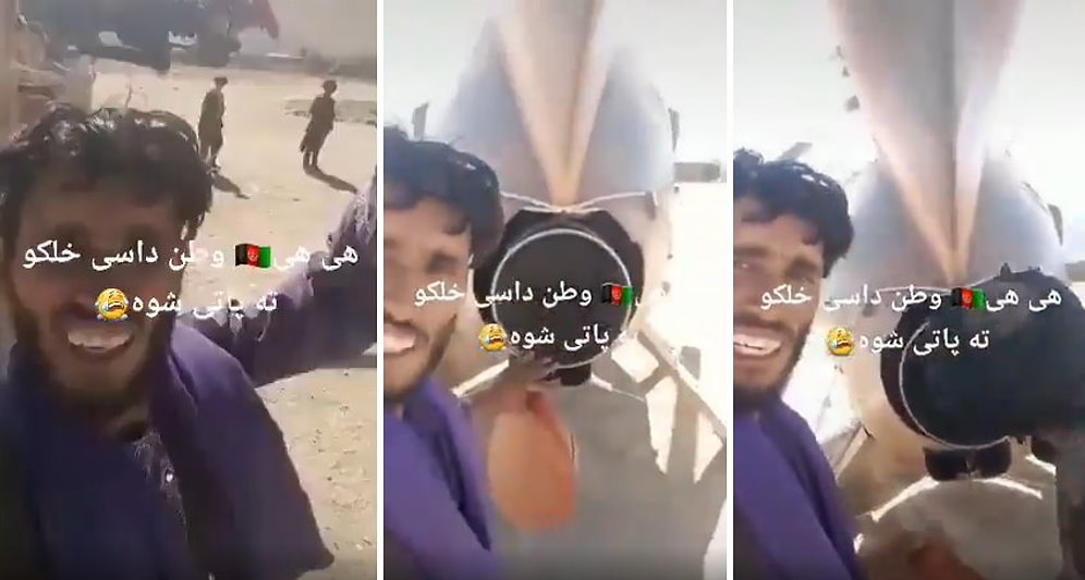 İlk Defa Helikopter Gören Taliban Üyesinin Çektiği TikTok Videosu