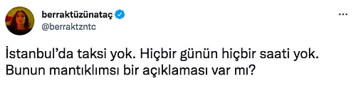 İstanbul'da Taksi Bulamadığı İçin İsyan Eden Berrak Tüzünataç'a Belediyeden Cevap Gecikmedi