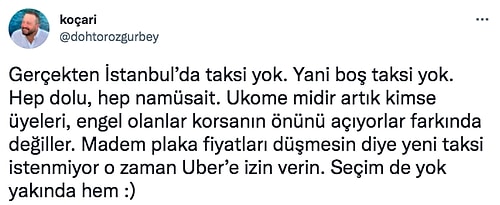 İstanbul'da Taksi Bulamadığı İçin İsyan Eden Berrak Tüzünataç'a Belediyeden Cevap Gecikmedi