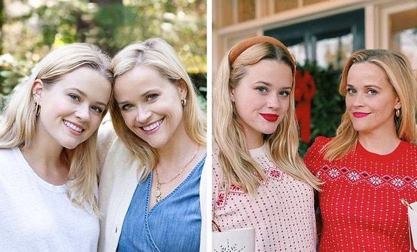 1. Hollywood yıldızı Reese Witherspoon'ı kızı Ava Elizabeth Phillippe ile görenler kardeş olduklarını sanıyormuş.