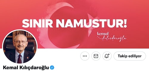 CHP Genel Merkezi'ne 'Sınır Namustur' Pankartı Asıldı; Kılıçdaroğlu Twitter Kapak Fotoğrafını Değiştirdi...