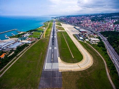 Pist Çatladı, Trabzon Havalimanı 3 Saat Uçuş Trafiğine Kapatıldı