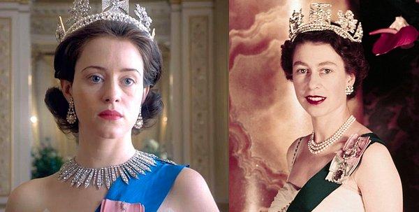 5. İngiliz Kraliyet ailesini konu alan 'The Crown' dizisinde Kraliçe Elizabeth'i başarıyla canlandıran Claire Foy izleyicilerin beğenisini topladı.