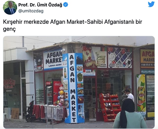 'Sahibi Afganistanlı genç'