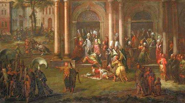 Derken 1730'un sonbaharında halk ayaklanır. Patrona Halil, Muşlu Beşe gibi isyankarlar III. Ahmed'den Paşa'yı ve onun damatlarını ister. Padişah baskılara dayanamaz ve 1 Ekim 1730'da...