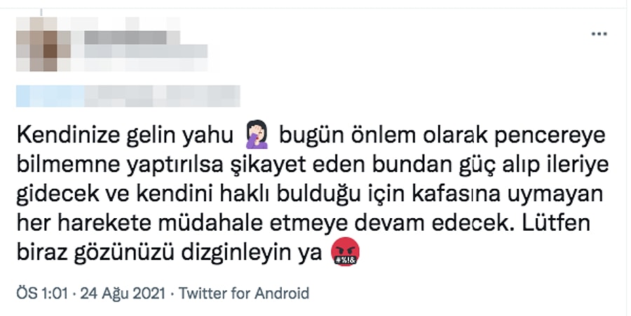 evde yari ciplak oturuyor diye yan komsusu tarafindan sikayet edilen kadinin yasadigi sacmalik