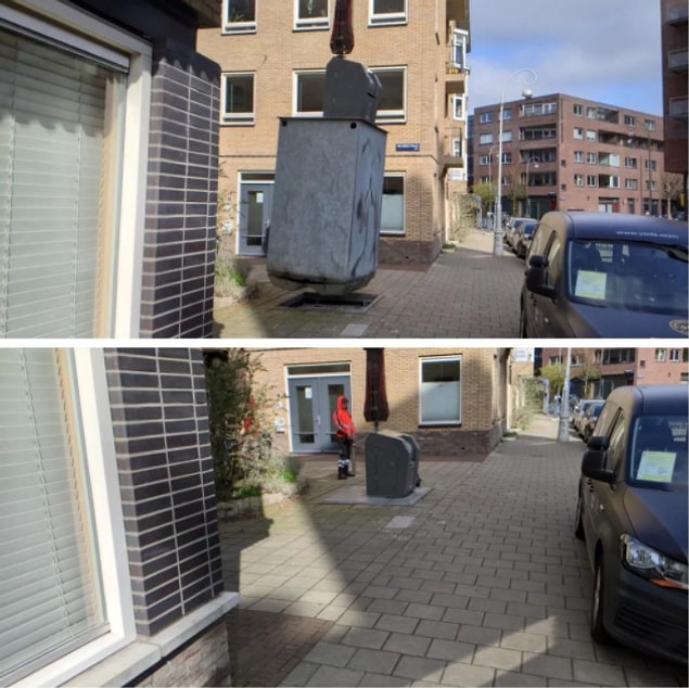 16. Amsterdam'daki çöp kutuları göründüğünden daha hacimli.
