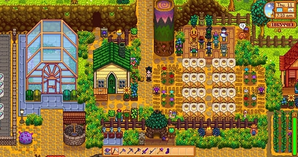 11. ''Stardew Valley herkesi çiftçi yapar.''