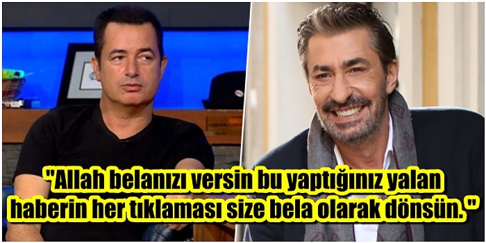 Erkan Petekkaya, Acun Ilıcalı'nın Kendisini Kırmızı Oda Dizisinden Kovduğunu Söyleyenlere Demediğini Bırakmadı