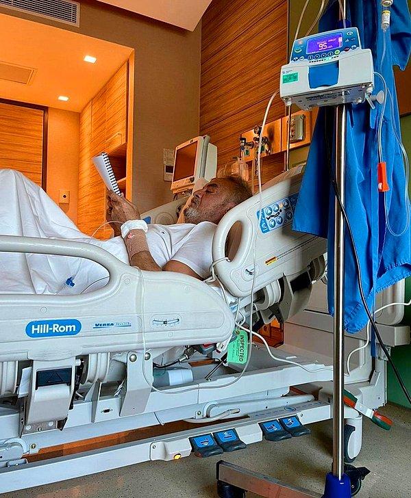 8. Beyin kanaması geçiren Mesut Akusta, sosyal medya hesabından yaptığı paylaşımla durumunun iyi olduğunu söyledi.