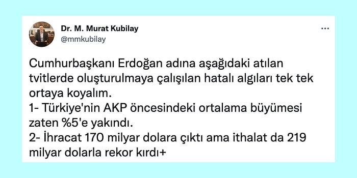 Ekonomist M. Murat Kubilay'ın Hükümetin Ekonomi Algılarını Çürüten Bu Yazısını Okumalısınız