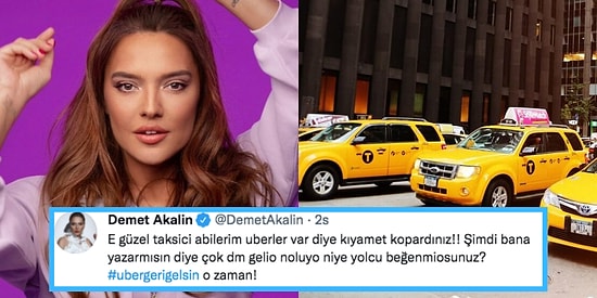 Turist Avına Çıkıp Yolcu Beğenmeyen Taksicilere İsyan Eden Demet Akalın'ın Paylaşımı ve Yorumlar