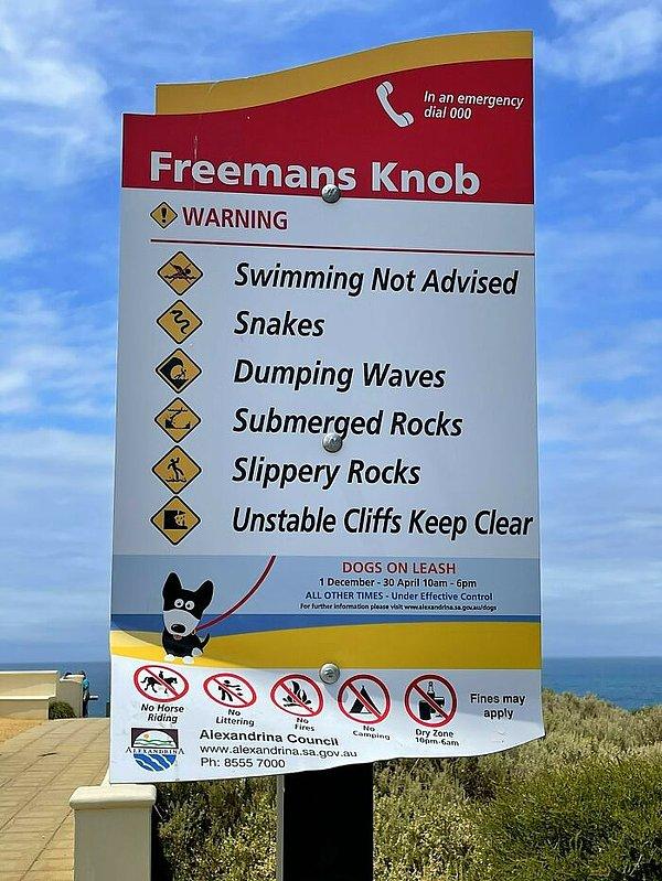 26. Avustralya'da sıradan bir plaj.