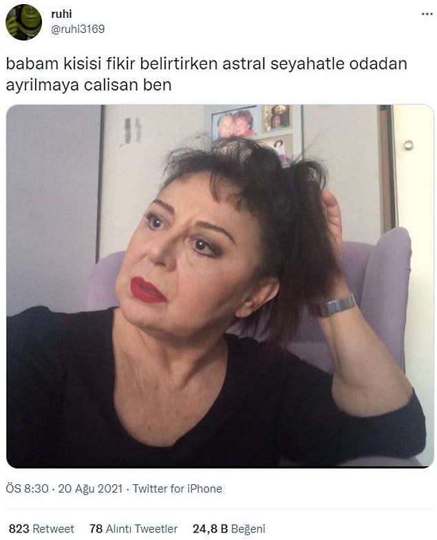 2. Kendi elinde kumanda varken "Televizyonun sesini kısın" demiş de olabilir.