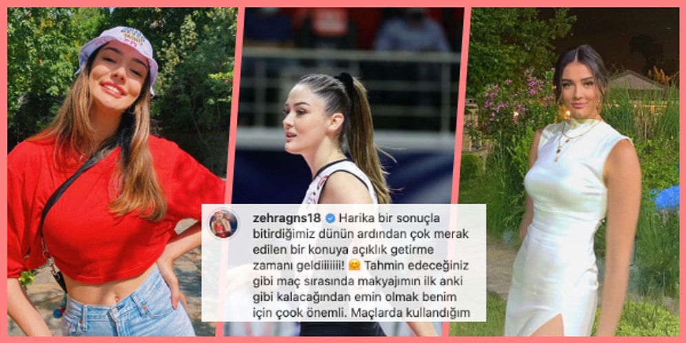 Kadın Milli Voleybol Takımı Oyuncularından Zehra Güneş Maçlarda Akmayan Makyajının Sırrını Açıkladı