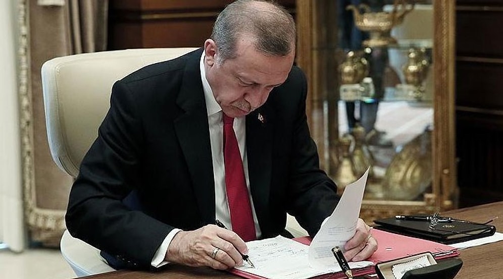 Erdoğan'dan Çeşitli Bakanlık ve Kurumlara Atama