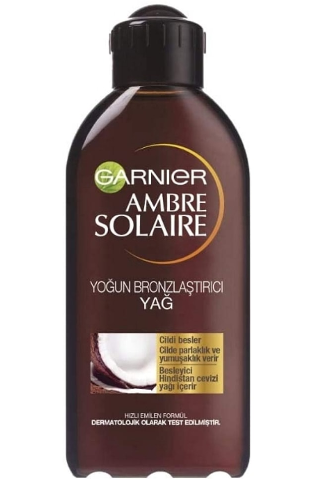 19. Garnier ambre solaire yoğun bronzlaştırıcı yağ ile gelecek yaza hazır olun!