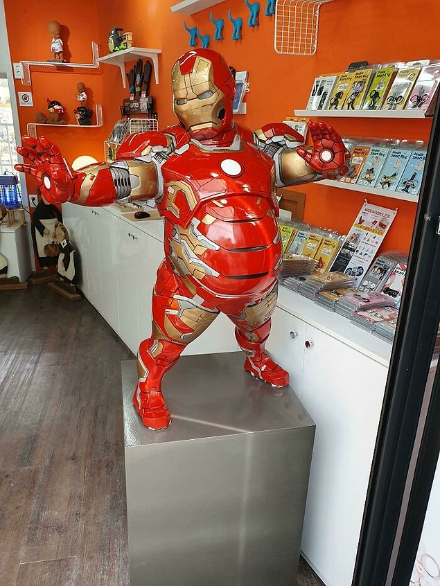 30. Şişko Iron-Man'i Güney Kore'den başka hiçbir yerde göremezsiniz.