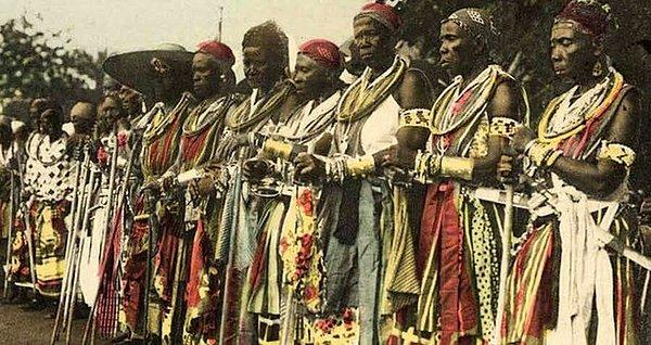 Krallık ordusunun %40'ını oluşturan Dahomey Amazonları, birkaç kolorduya bölünüyordu.