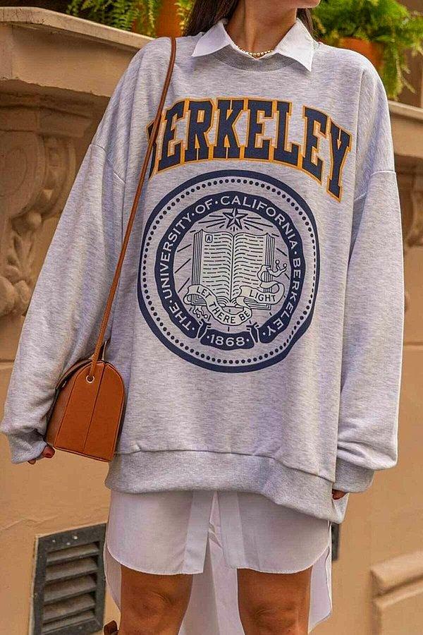 5. Berkeley sweatshirt modasına siz de uyun!
