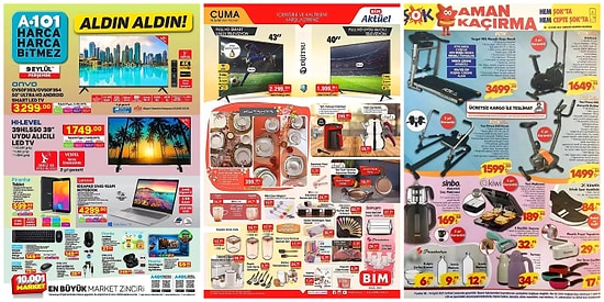 İndirim Günleri Başlıyor: 6 - 12 Eylül Haftasında A101, BİM ve ŞOK Aktüel Ürünler Listesinde Neler Var?