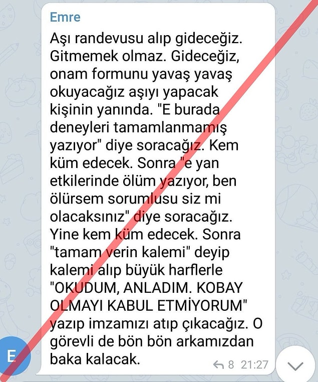 Neredeyse 2 senedir hayatımızı durdurma noktasına getiren koronavirüsten kurtulmak için aylar önce aşılanma sürecine başladık. Tabii bu süreçte virüsten daha büyük sorunlar da ortaya çıktı. Tahmin ettiğiniz gibi aşı karşıtları... Okullar açılsa da hala ikna olmuş değiller. Kendilerine ve çocuklarına bu aşıyı yaptırmayacakları konusunda ısrarcılar.