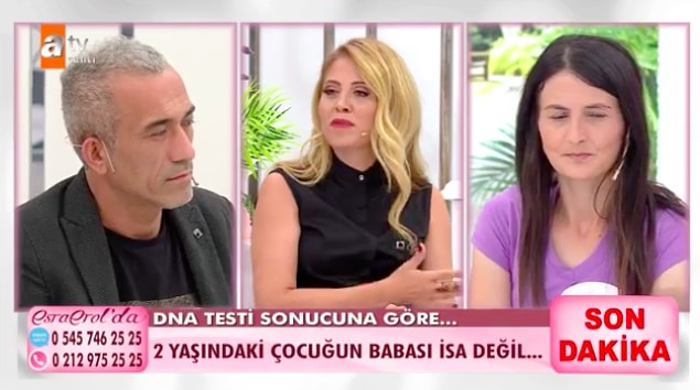 Geçtiğimiz günlerde de İsa, çocuğuna DNA testi yapılmasını talep etmişti. Bugün nihayet sonuçlar açıklandı ve kız çocuğunun İsa'dan olmadığı ortaya çıktı.