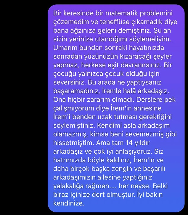 Kendisinde Travma Yaratan &Ouml;ğretmenine Yıllar Sonra Kallavi Bir Mesaj G&ouml;nderen Gen&ccedil; Kadının Yaşadıkları