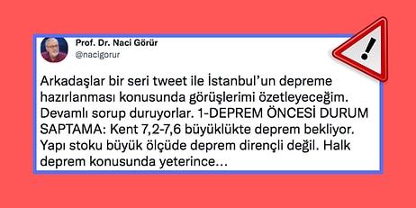 İstanbul'un Depreme Hazırlıksız Yakalanmaması İçin Prof.Dr. Naci Görür'ün Paylaştığı Bu Uyarılara Bakmalısınız