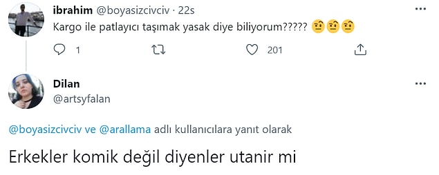 Önce bir goygoy döndü tabii;